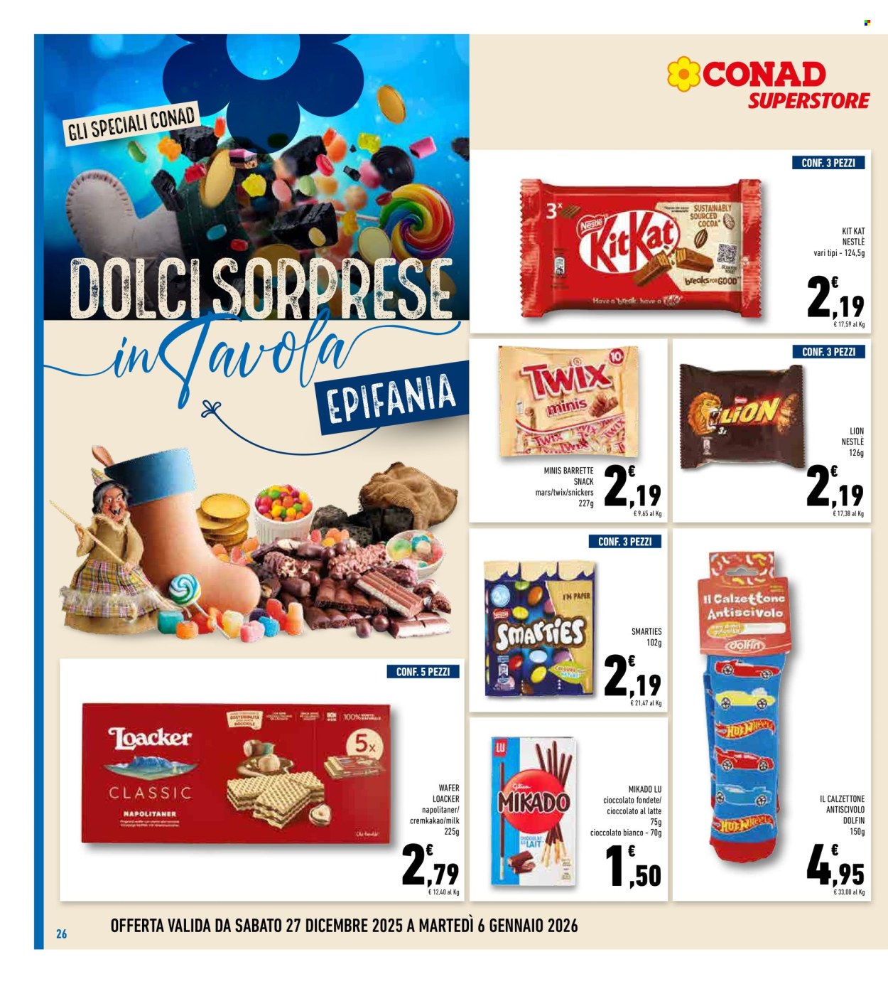 Volantino Conad Superstore - 27/12/2025 - 6/1/2026. Pagina 26