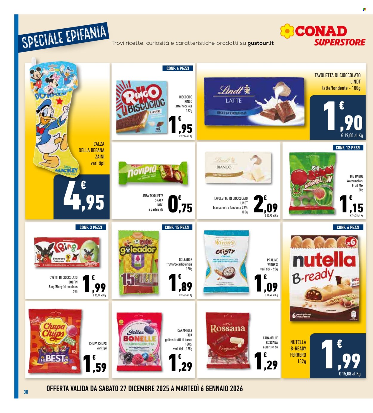 Volantino Conad Superstore - 27/12/2025 - 6/1/2026. Pagina 30