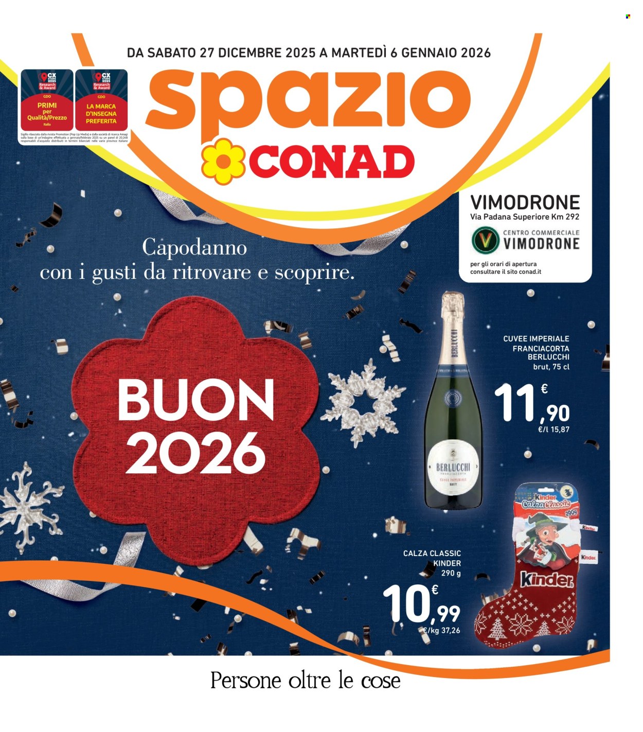 Volantino Spazio Conad - 27/12/2025 - 6/1/2026. Pagina 1