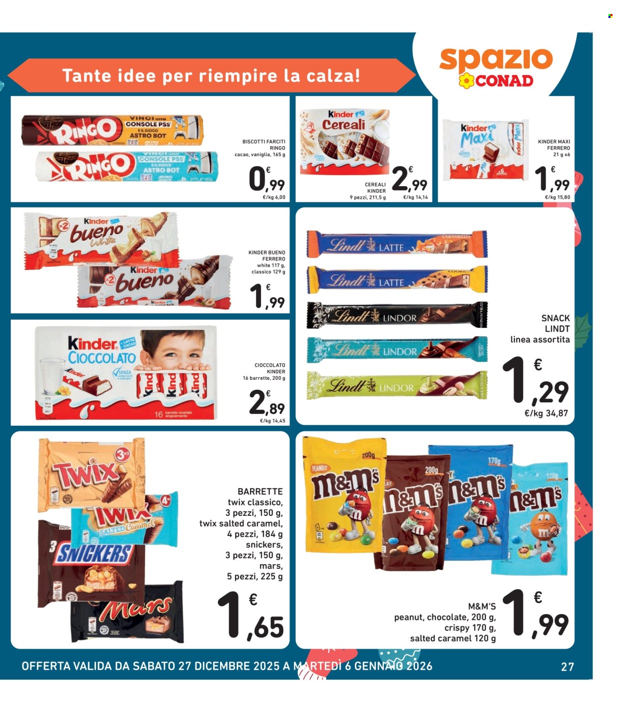 Volantino Spazio Conad - 27/12/2025 - 6/1/2026. Pagina 27
