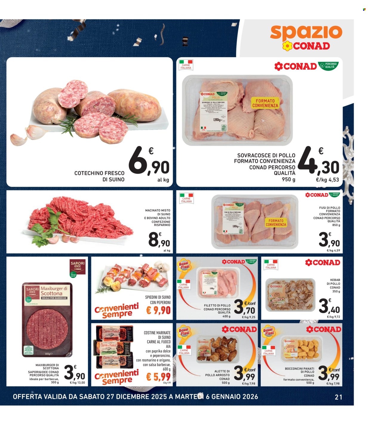 Volantino Spazio Conad - 27/12/2025 - 6/1/2026. Pagina 21