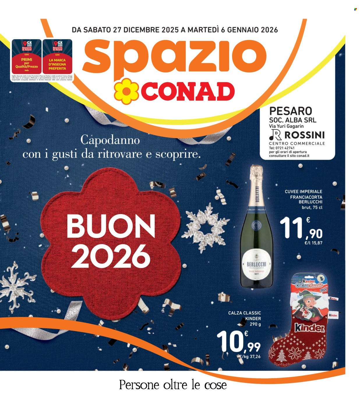 Volantino Spazio Conad - 27/12/2025 - 6/1/2026. Pagina 1