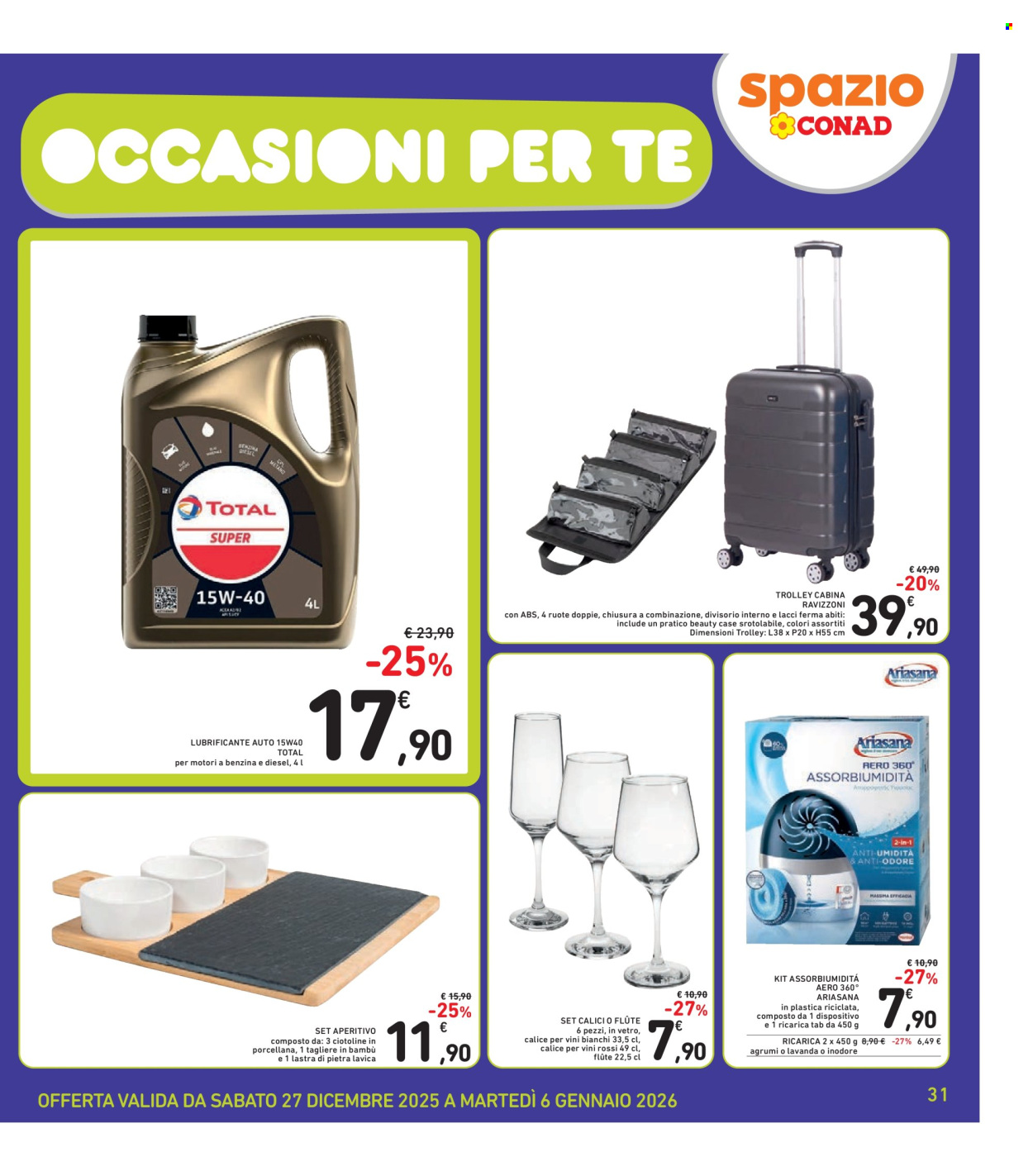 Volantino Spazio Conad - 27/12/2025 - 6/1/2026. Pagina 31
