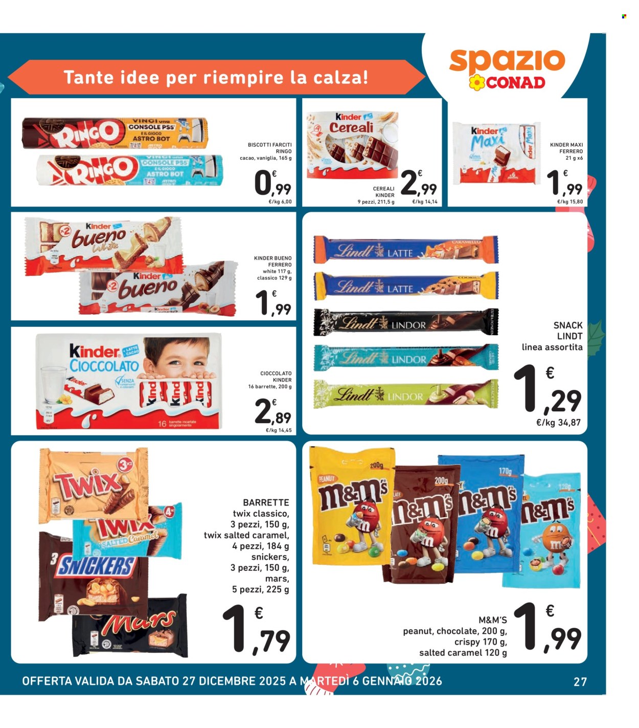 Volantino Spazio Conad - 27/12/2025 - 6/1/2026. Pagina 27