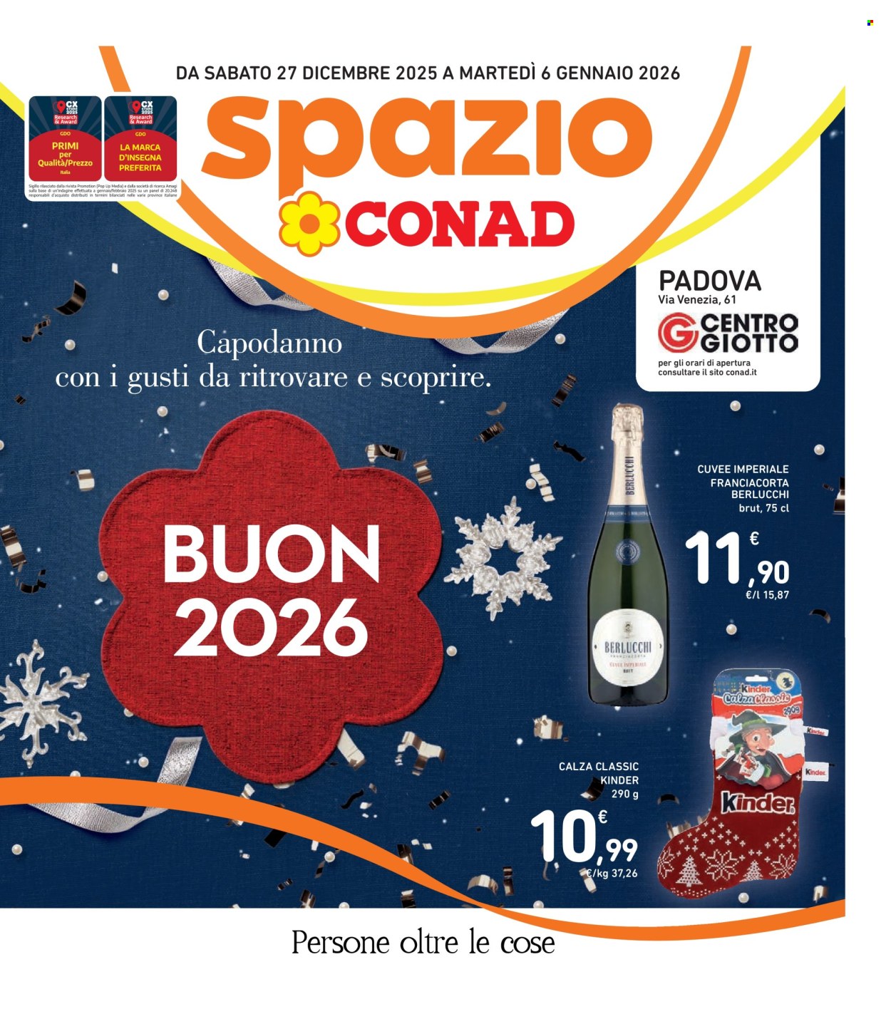 Volantino Spazio Conad - 27/12/2025 - 6/1/2026. Pagina 1
