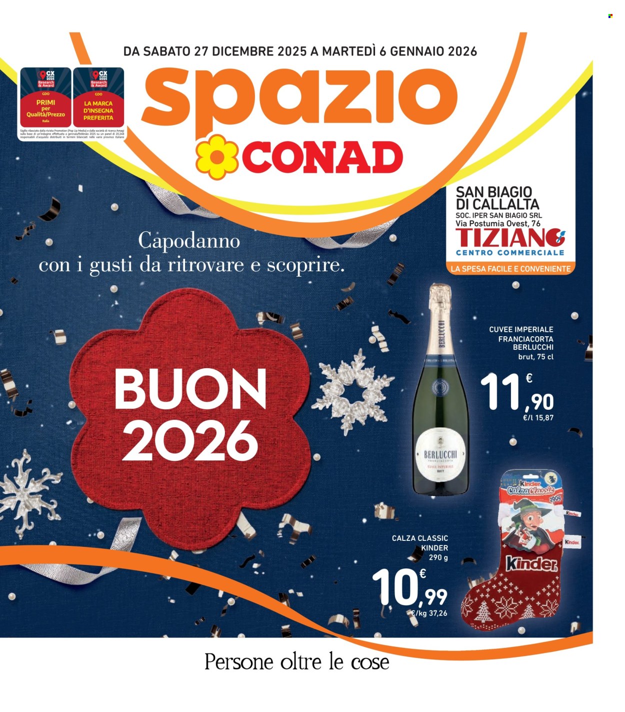 Volantino Spazio Conad - 27/12/2025 - 6/1/2026. Pagina 1