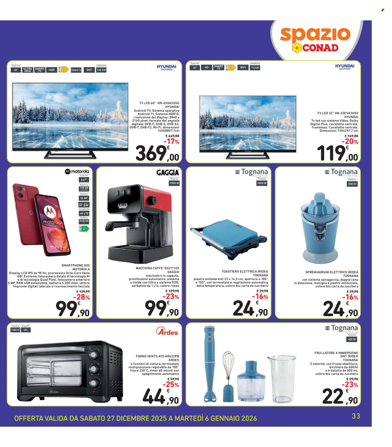 Volantino Spazio Conad - 27/12/2025 - 6/1/2026. Pagina 33