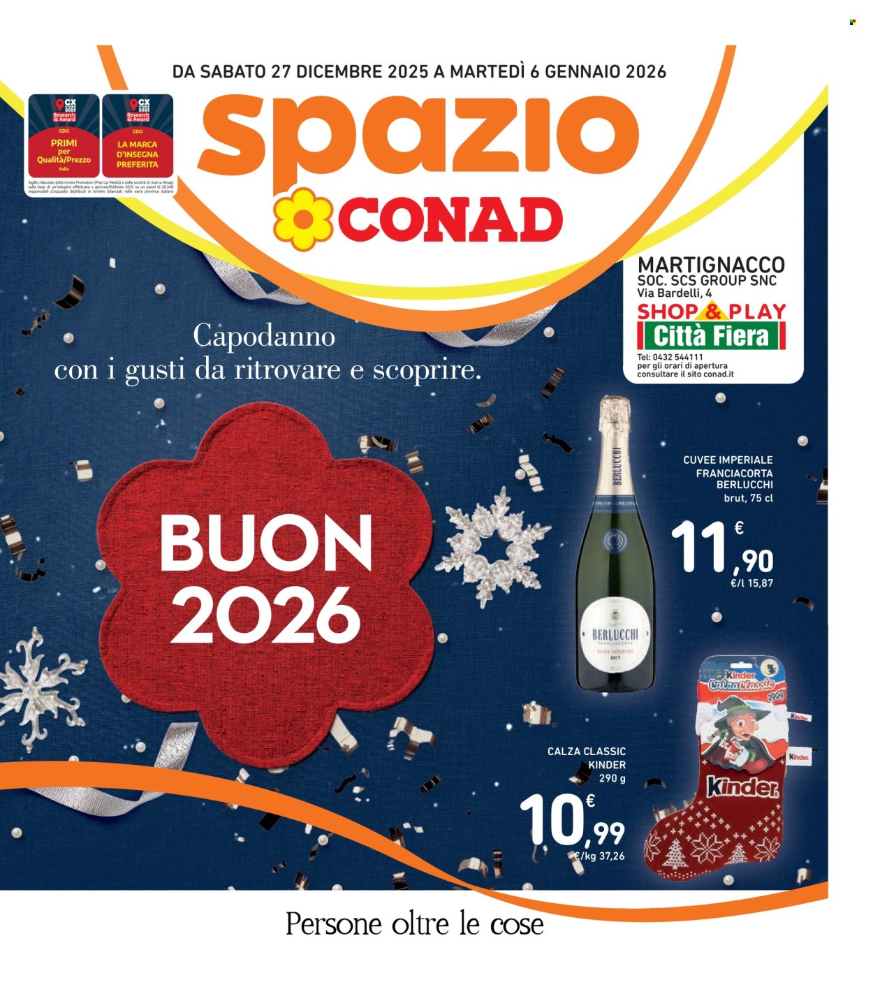 Volantino Spazio Conad - 27/12/2025 - 6/1/2026. Pagina 1
