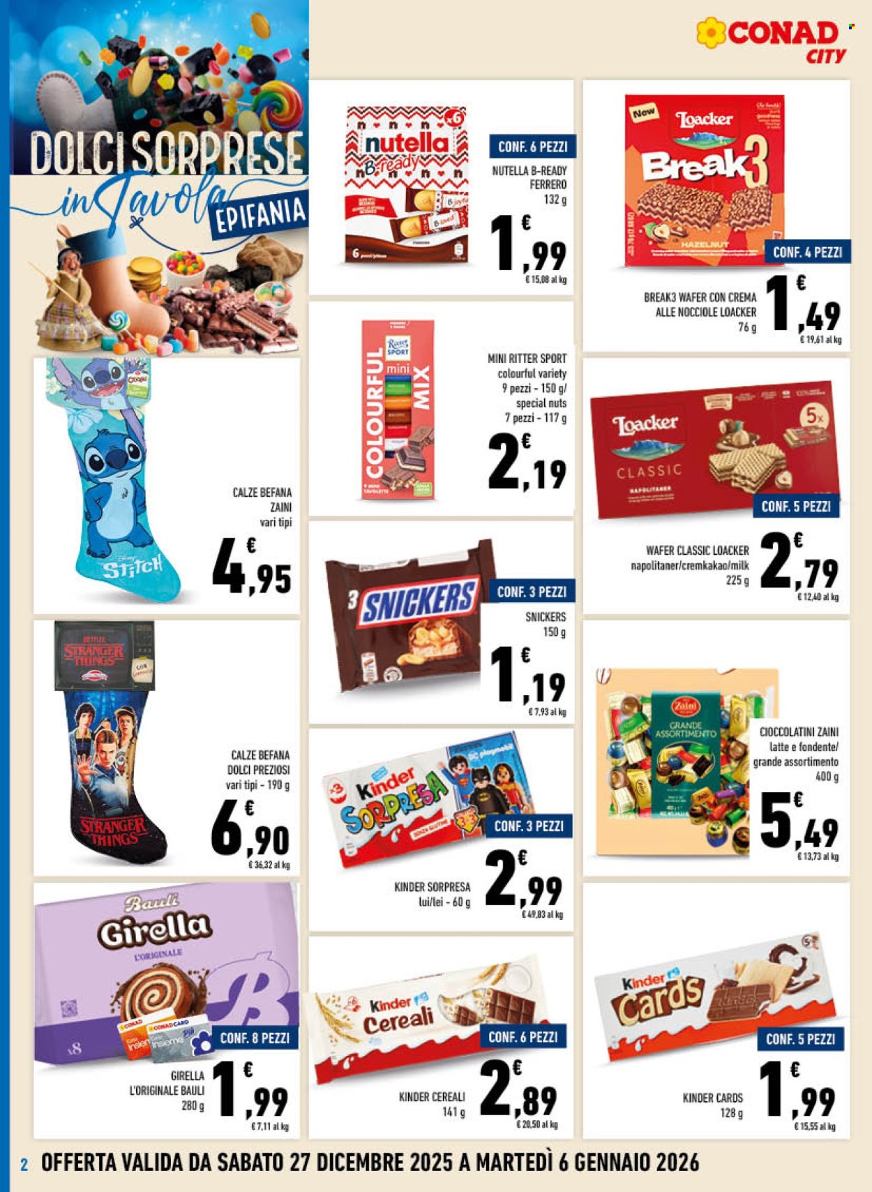 Volantino Conad - 27/12/2025 - 6/1/2026. Pagina 2