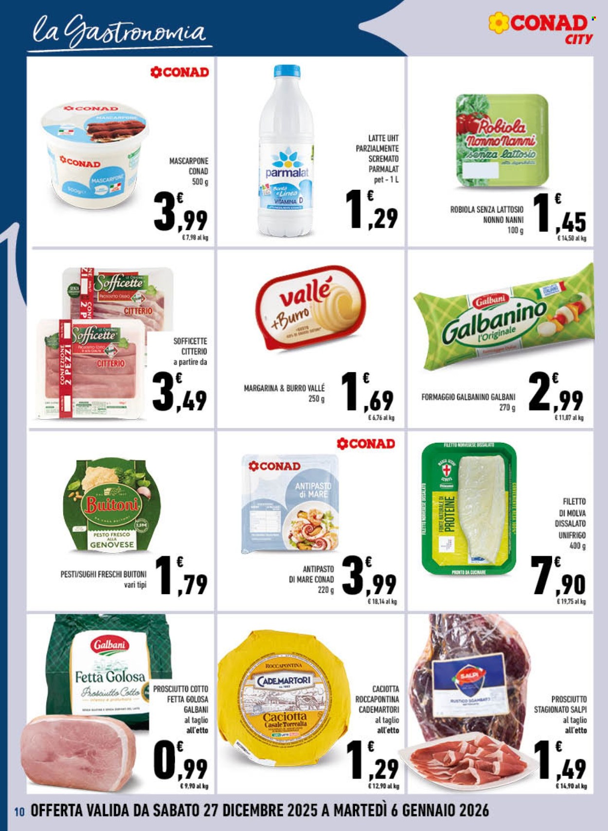 Volantino Conad City - 27/12/2025 - 6/1/2026. Pagina 10