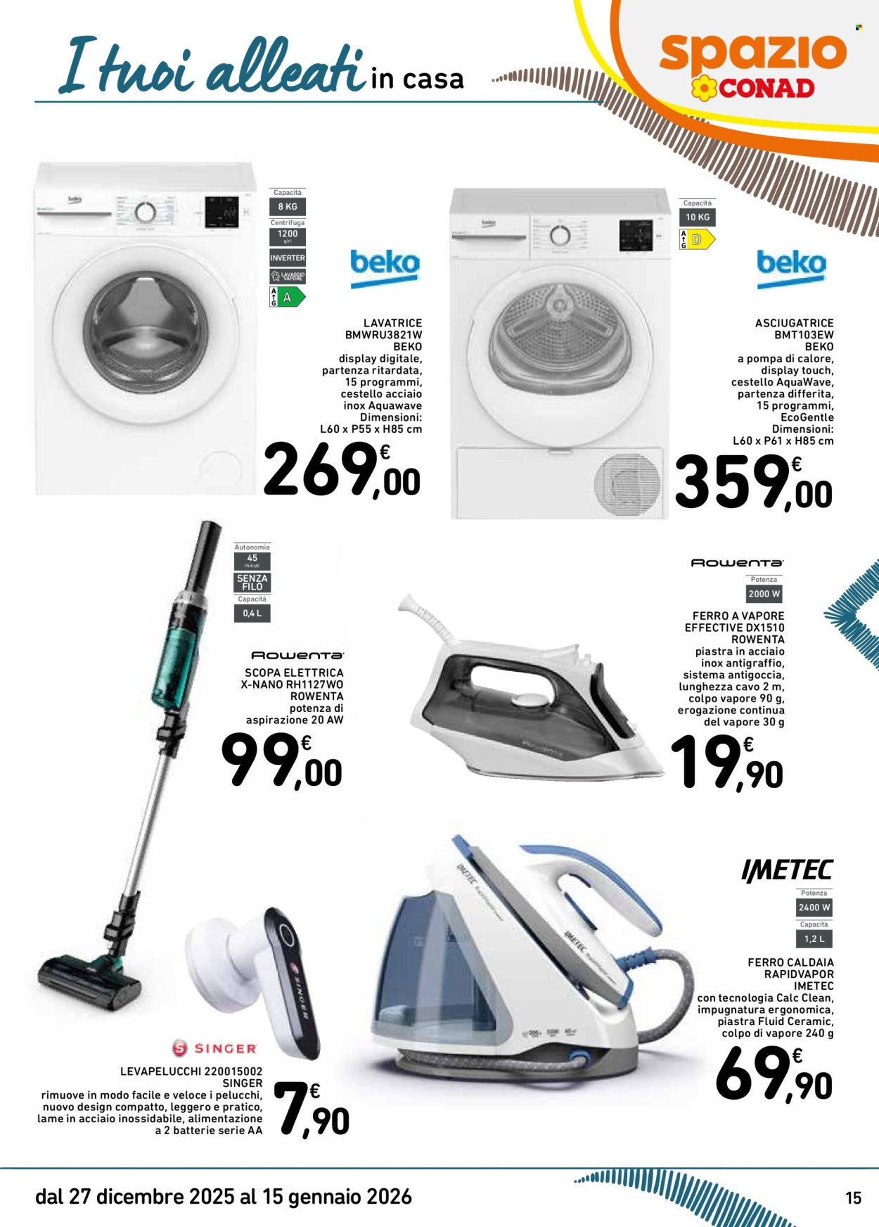 Volantino Spazio Conad - 27/12/2025 - 15/1/2026. Pagina 15