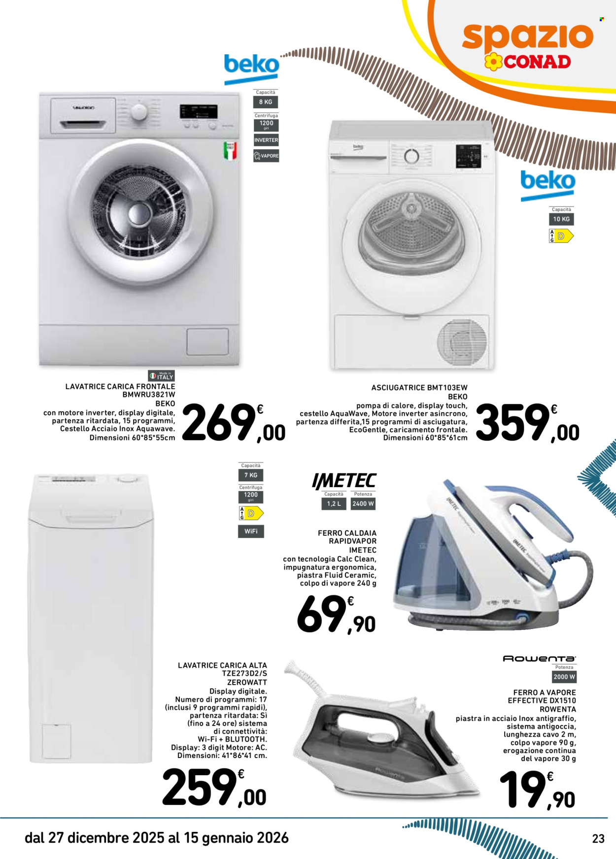 Volantino Spazio Conad - 27/12/2025 - 15/1/2026. Pagina 23
