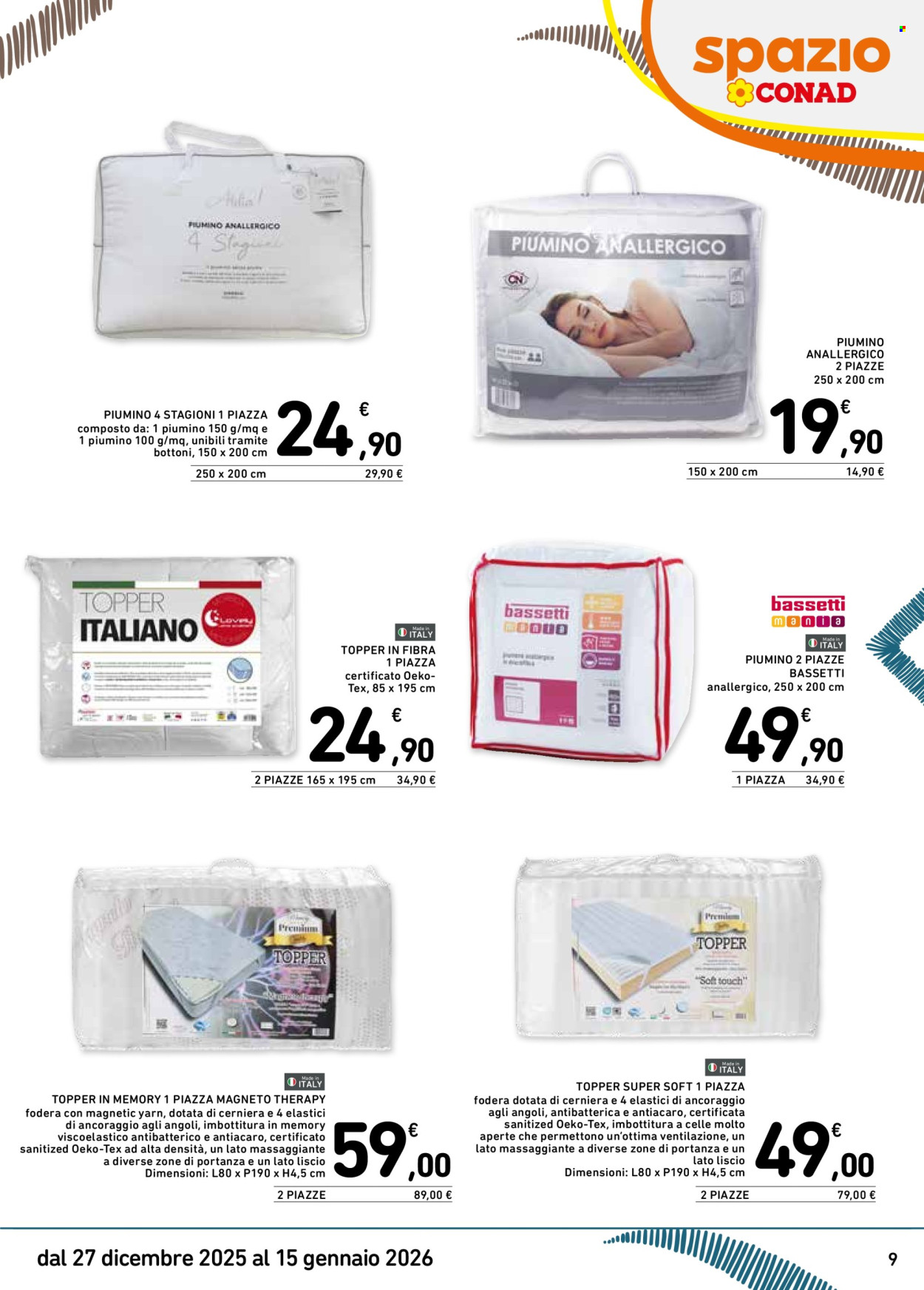 Volantino Spazio Conad - 27/12/2025 - 15/1/2026. Pagina 9