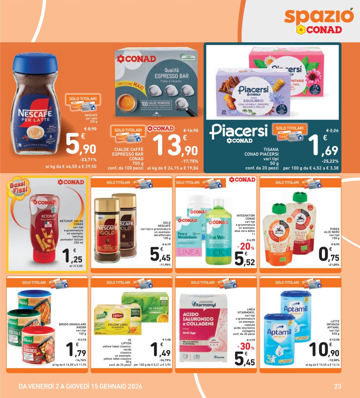 Volantino Spazio Conad - 2/1/2026 - 15/1/2026. Pagina 23