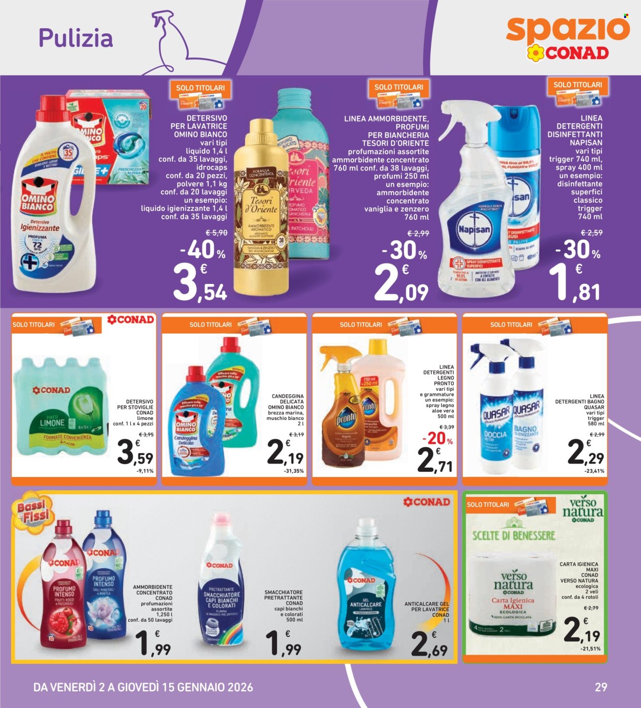 Volantino Spazio Conad - 2/1/2026 - 15/1/2026. Pagina 29
