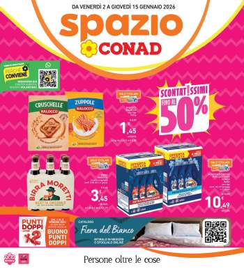 Volantino Spazio Conad - 2/1/2026 - 15/1/2026.