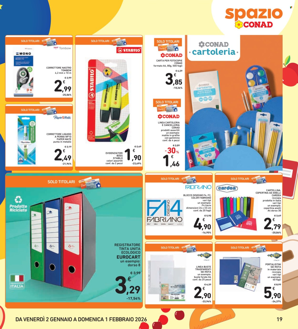 Volantino Spazio Conad - 2/1/2026 - 15/1/2026. Pagina 19
