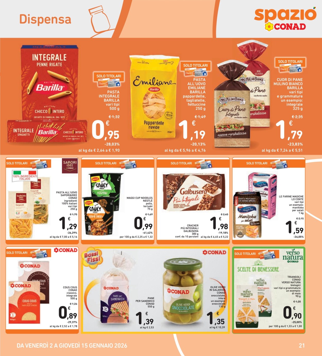 Volantino Spazio Conad - 2/1/2026 - 15/1/2026. Pagina 21