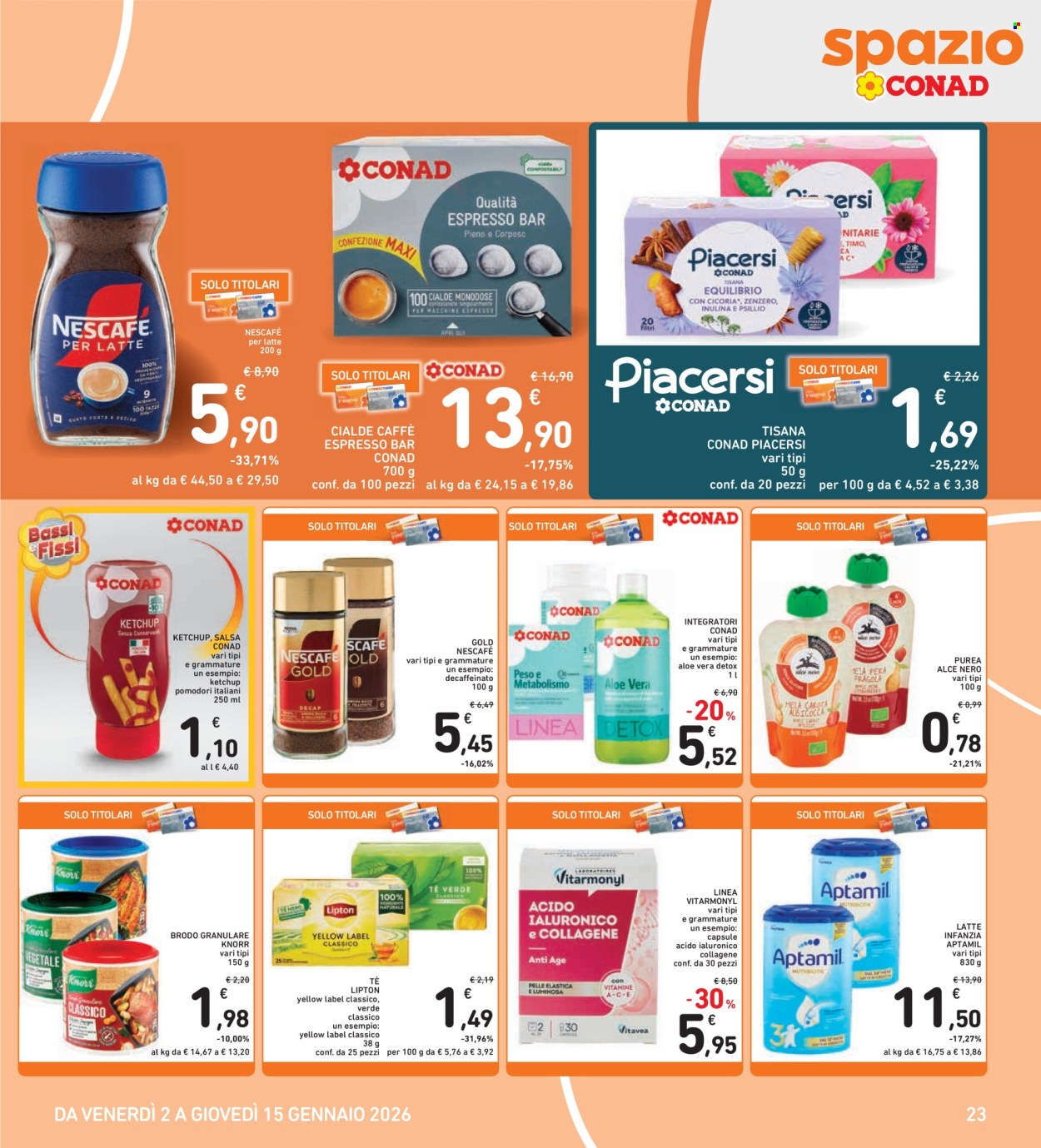 Volantino Spazio Conad - 2/1/2026 - 15/1/2026. Pagina 23