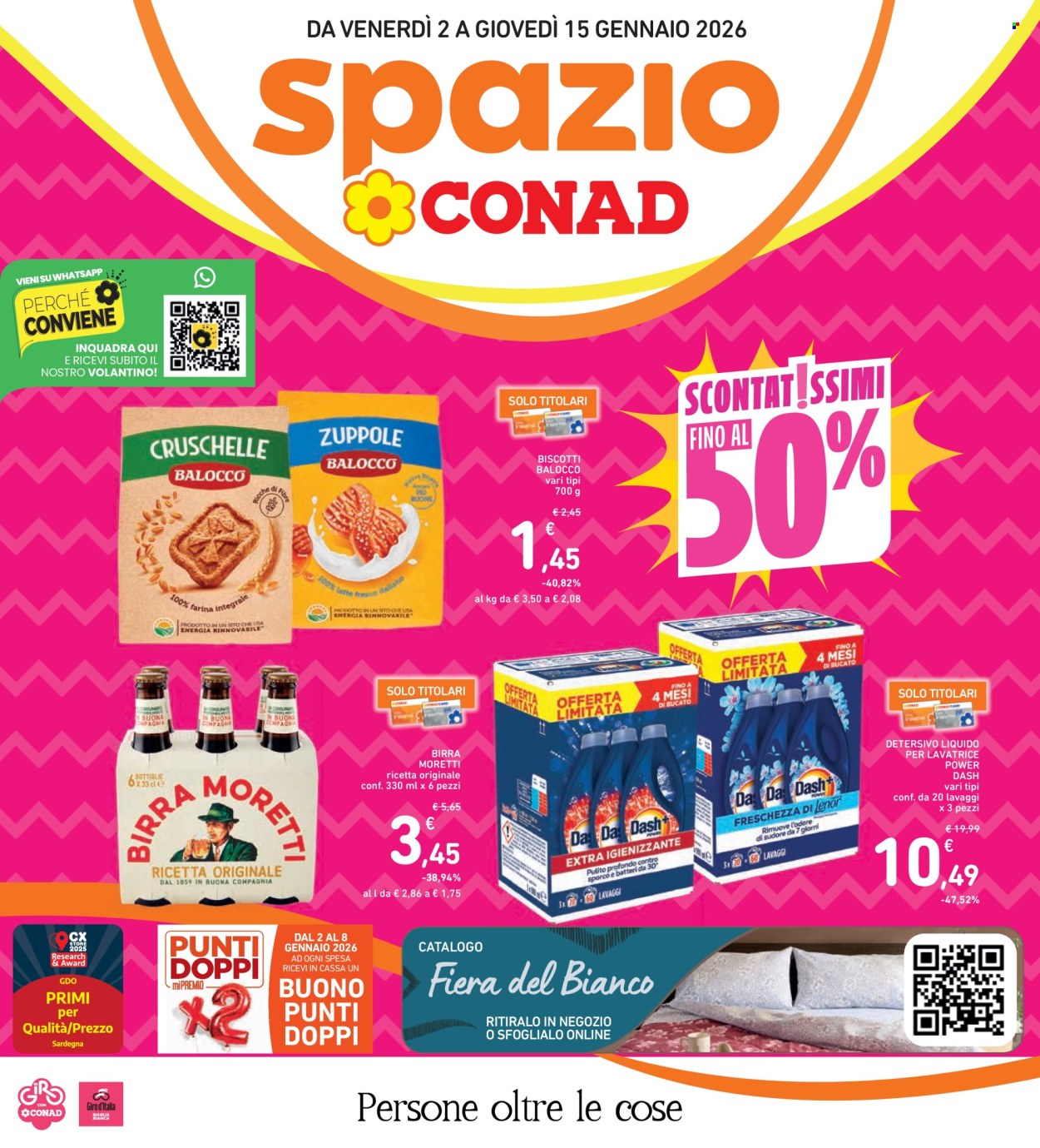 Volantino Spazio Conad - 2/1/2026 - 15/1/2026. Pagina 1