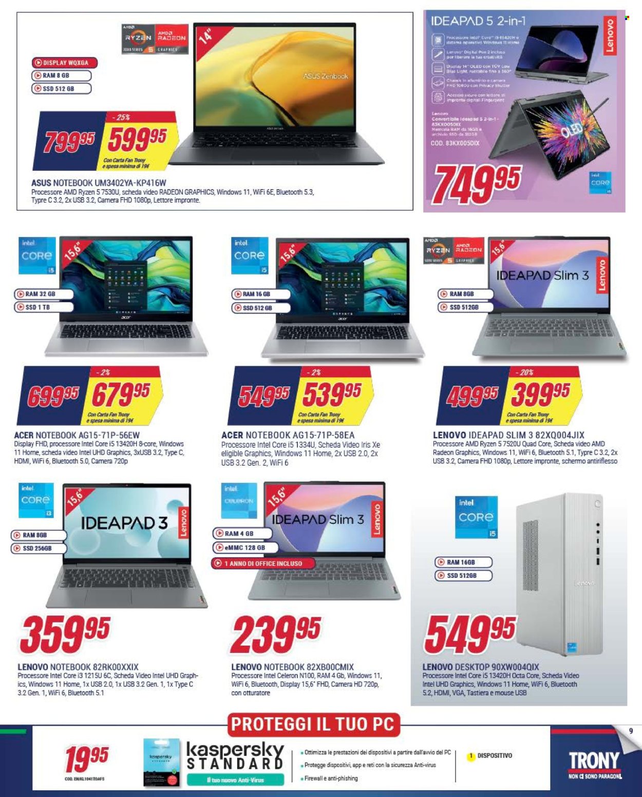Volantino Trony - 27/12/2025 - 14/1/2026. Pagina 9