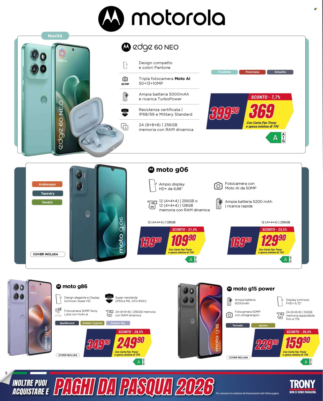 Volantino Trony - 27/12/2025 - 14/1/2026. Pagina 8