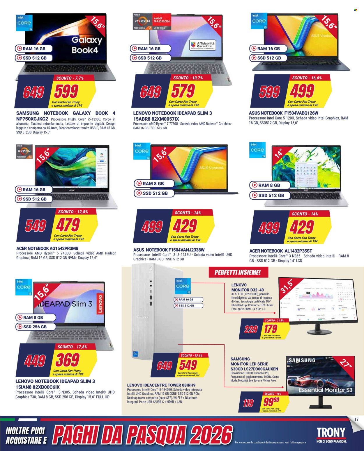 Volantino Trony - 27/12/2025 - 14/1/2026. Pagina 17