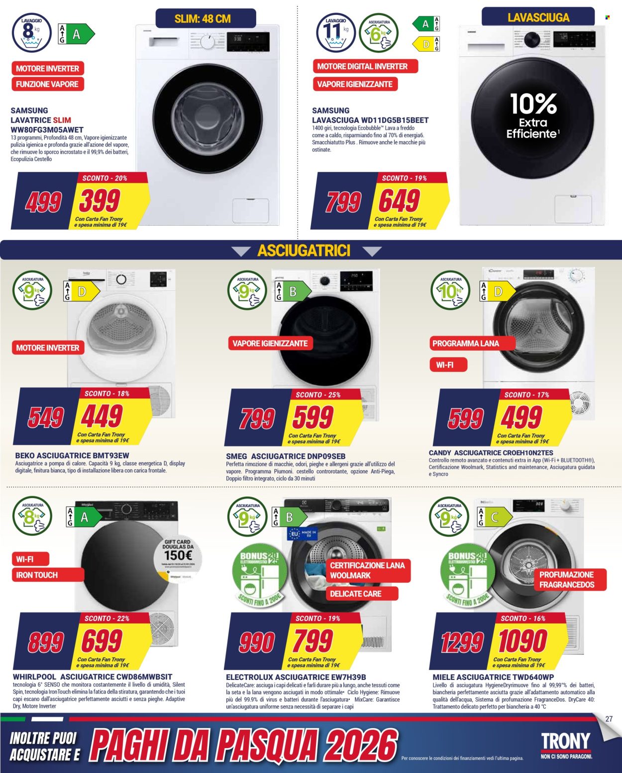 Volantino Trony - 27/12/2025 - 14/1/2026. Pagina 27