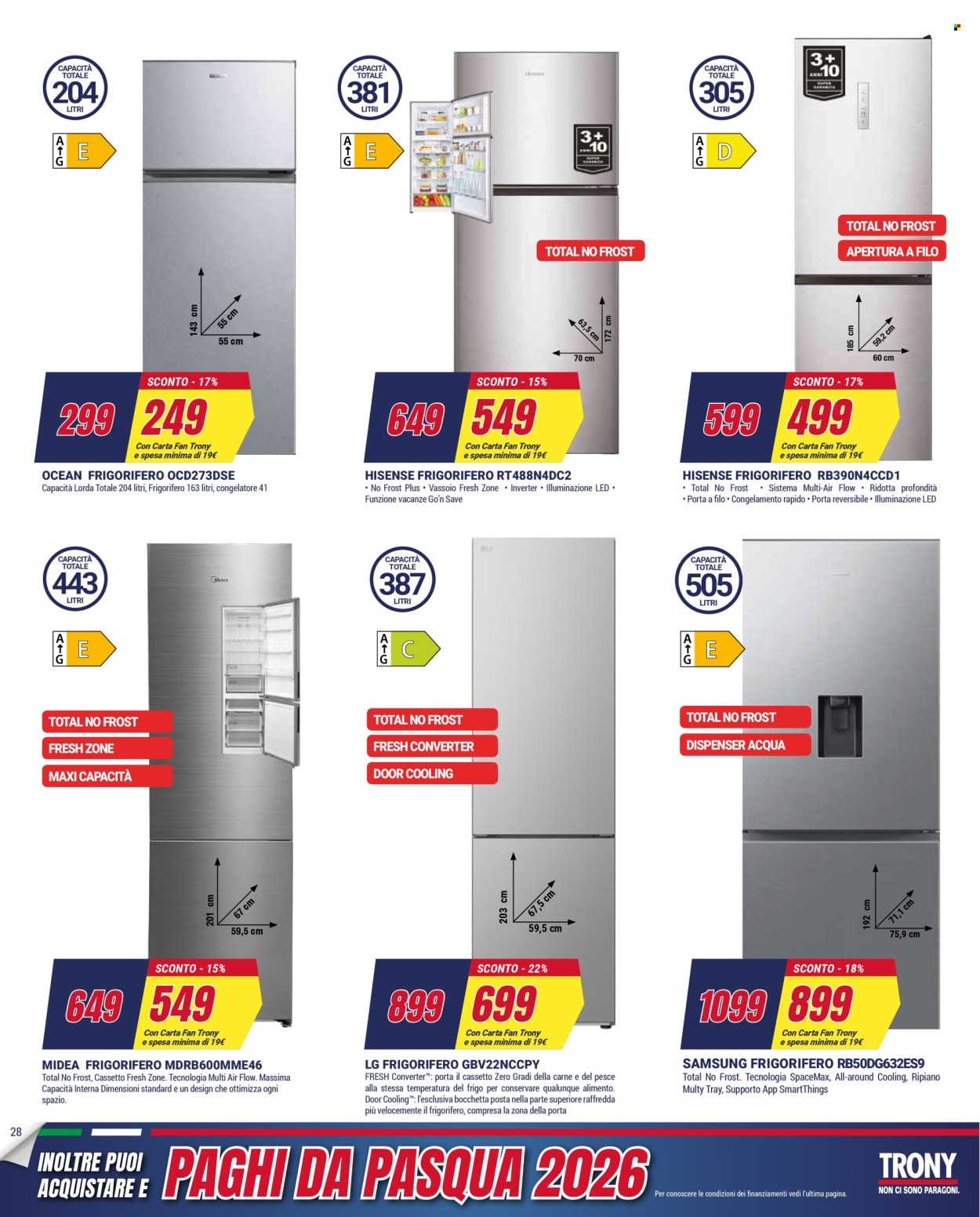 Volantino Trony - 27/12/2025 - 14/1/2026. Pagina 28