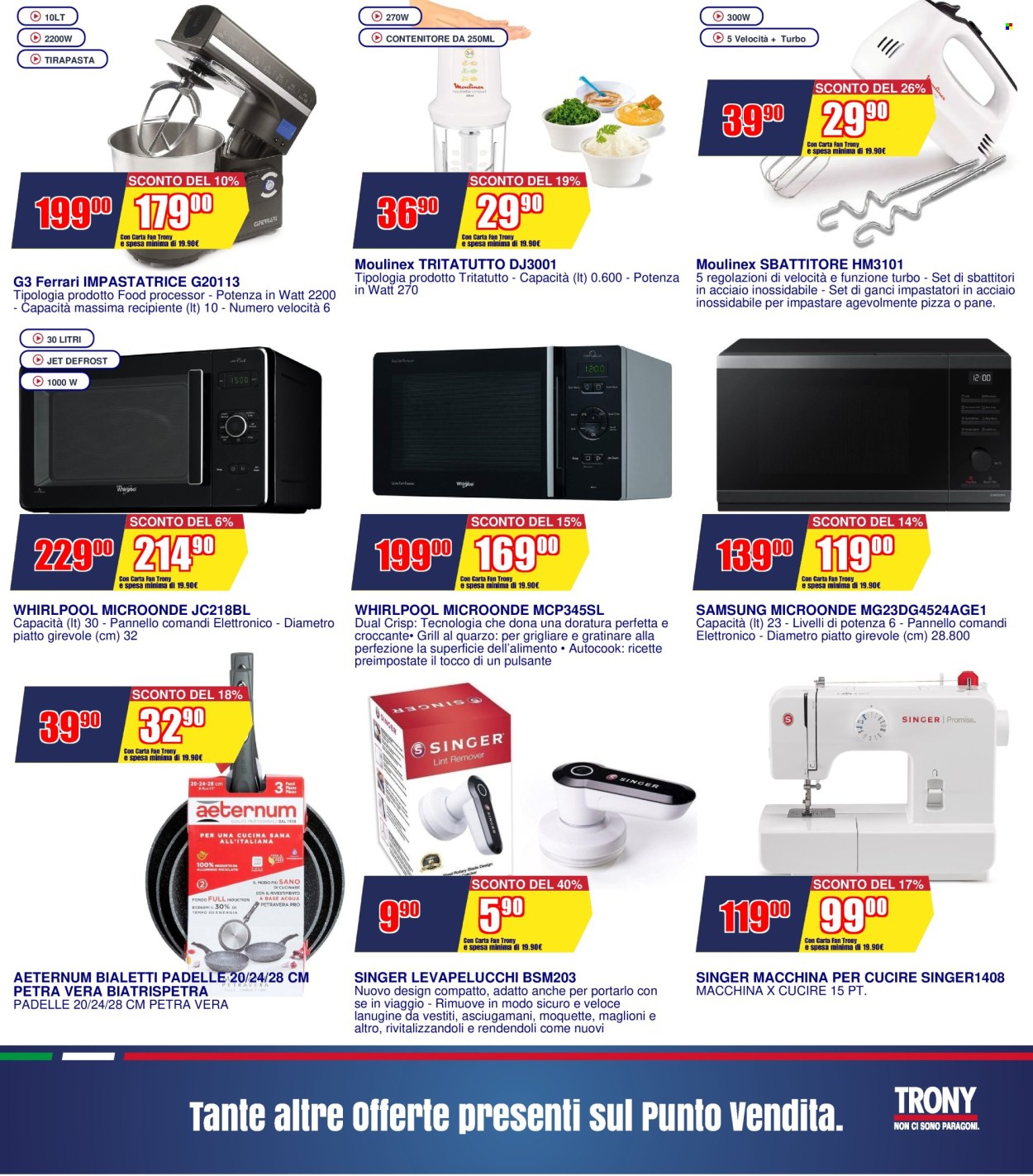 Volantino Trony. Pagina 9