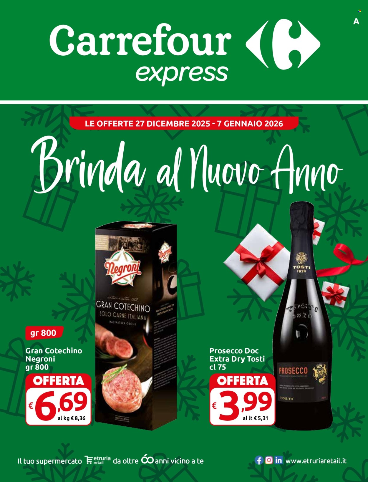 Volantino Carrefour - 27/12/2025 - 7/1/2026. Pagina 1