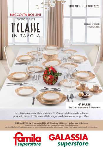 Volantino Famila - 29/12/2025 - 7/1/2026.