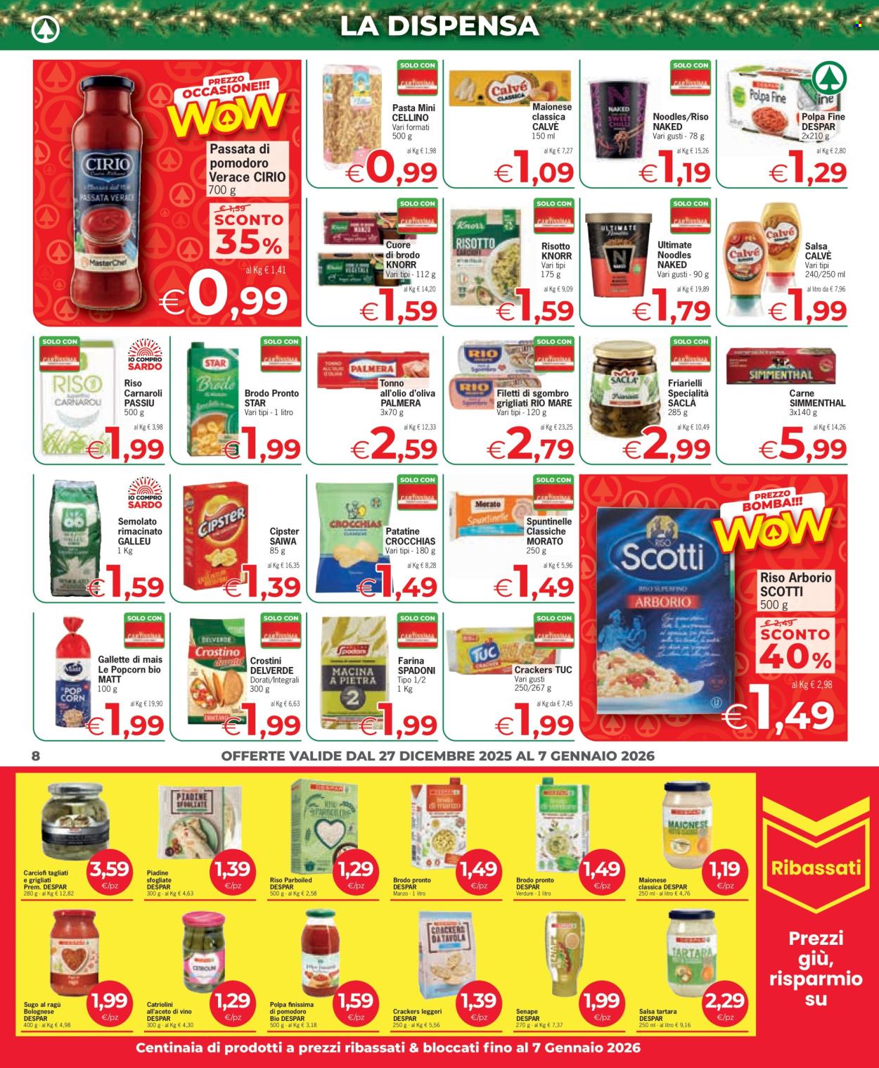 Volantino Eurospar - 27/12/2025 - 7/1/2026. Pagina 8