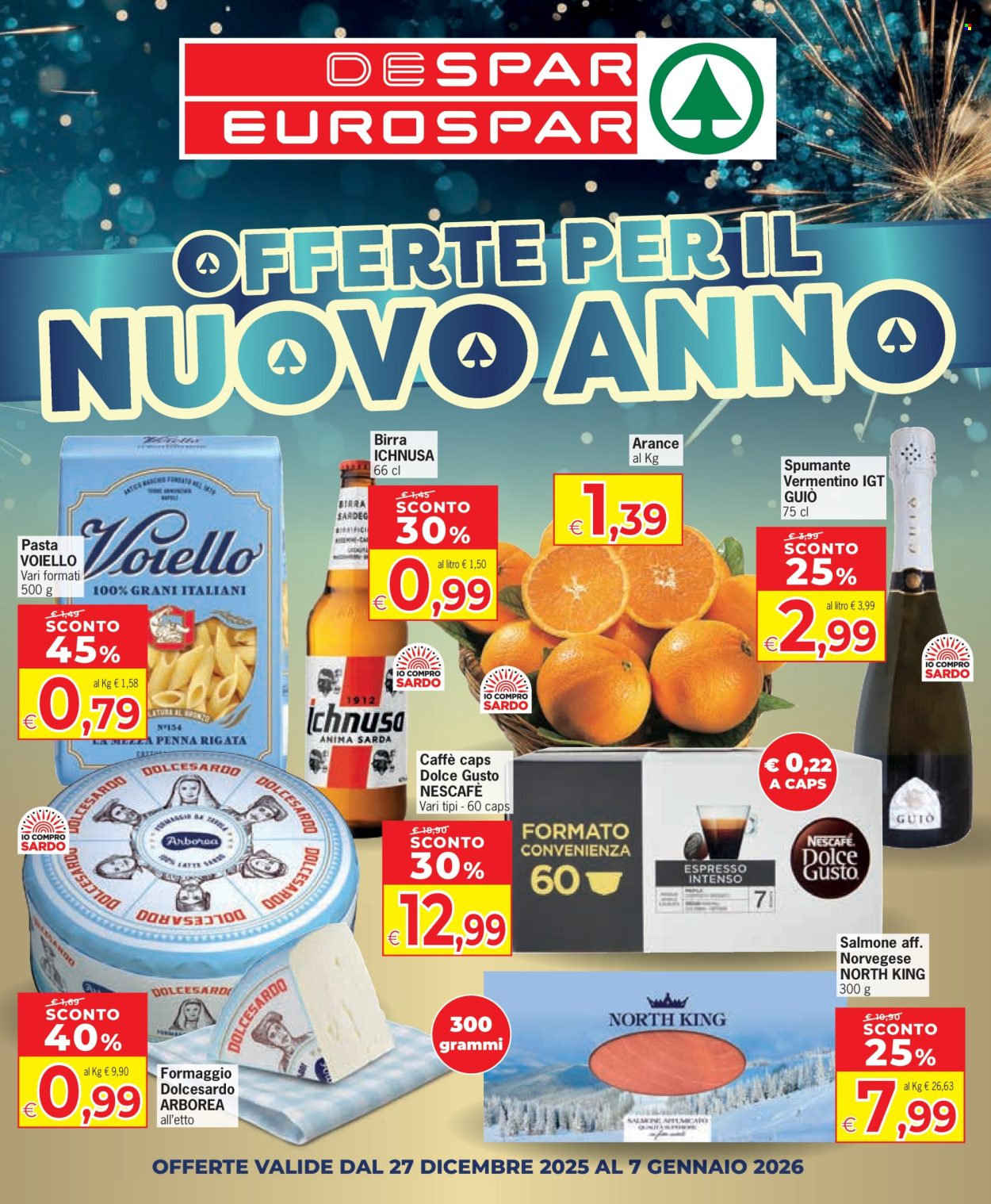 Volantino Eurospar - 27/12/2025 - 7/1/2026. Pagina 1