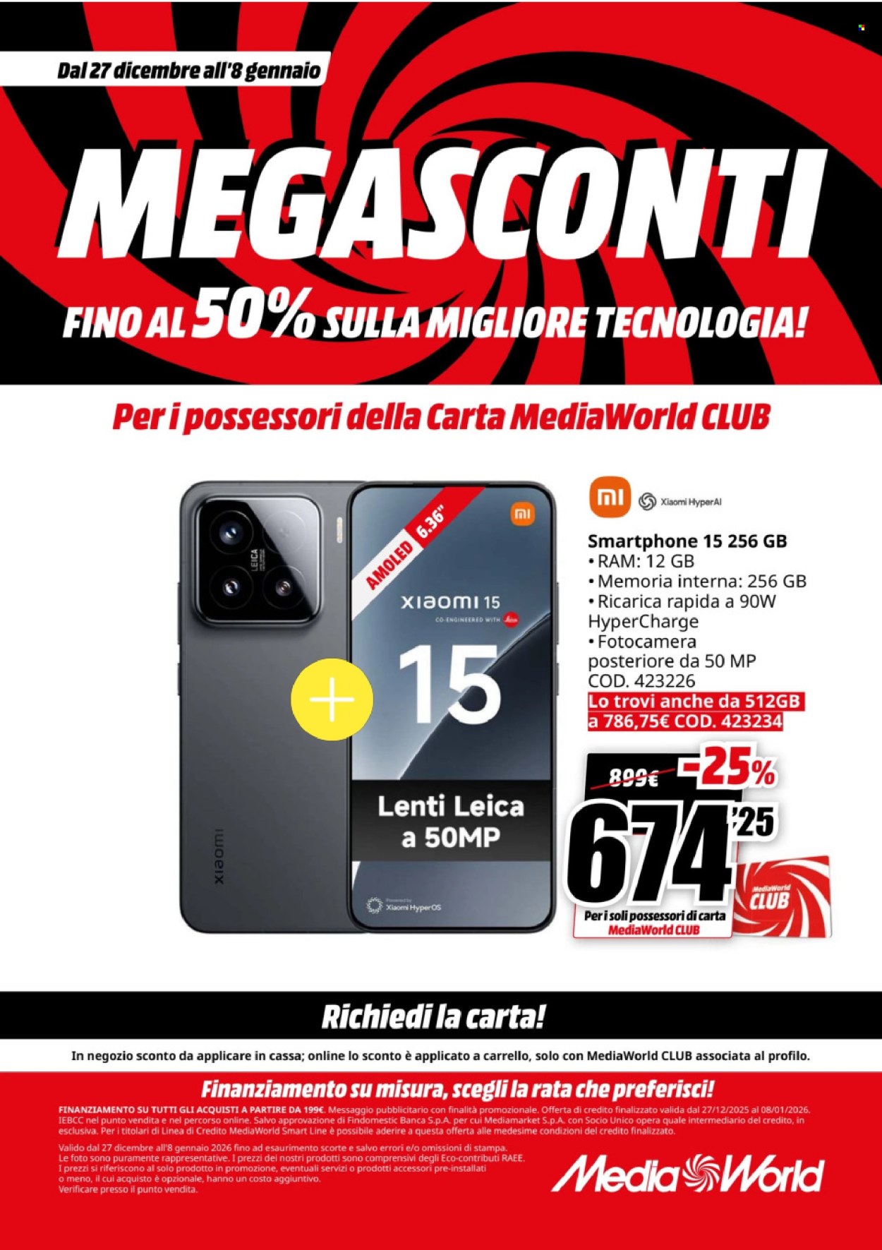 Volantino MediaWorld - 27/12/2025 - 8/1/2026. Pagina 4