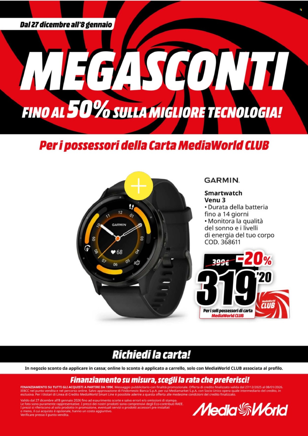Volantino MediaWorld - 27/12/2025 - 8/1/2026. Pagina 11