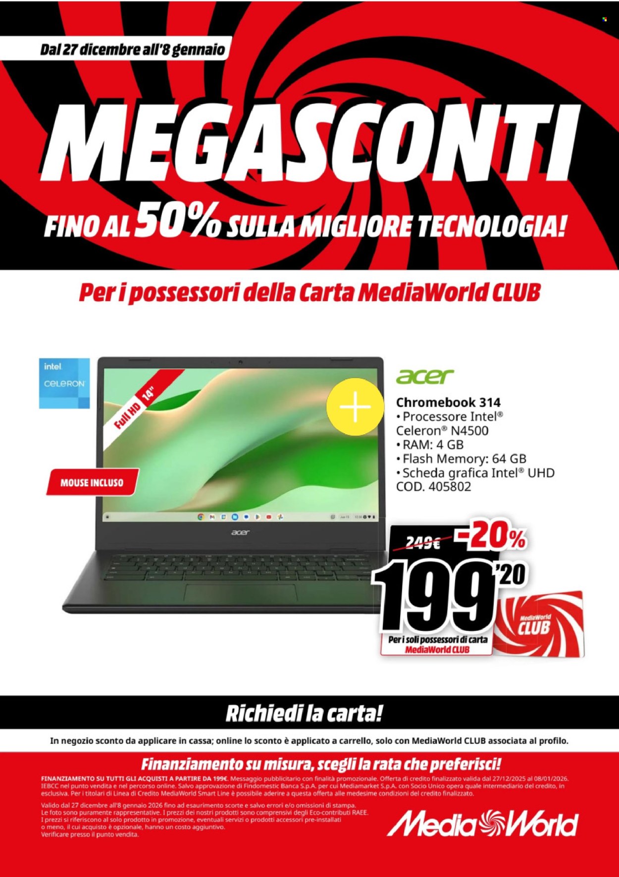 Volantino MediaWorld - 27/12/2025 - 8/1/2026. Pagina 19