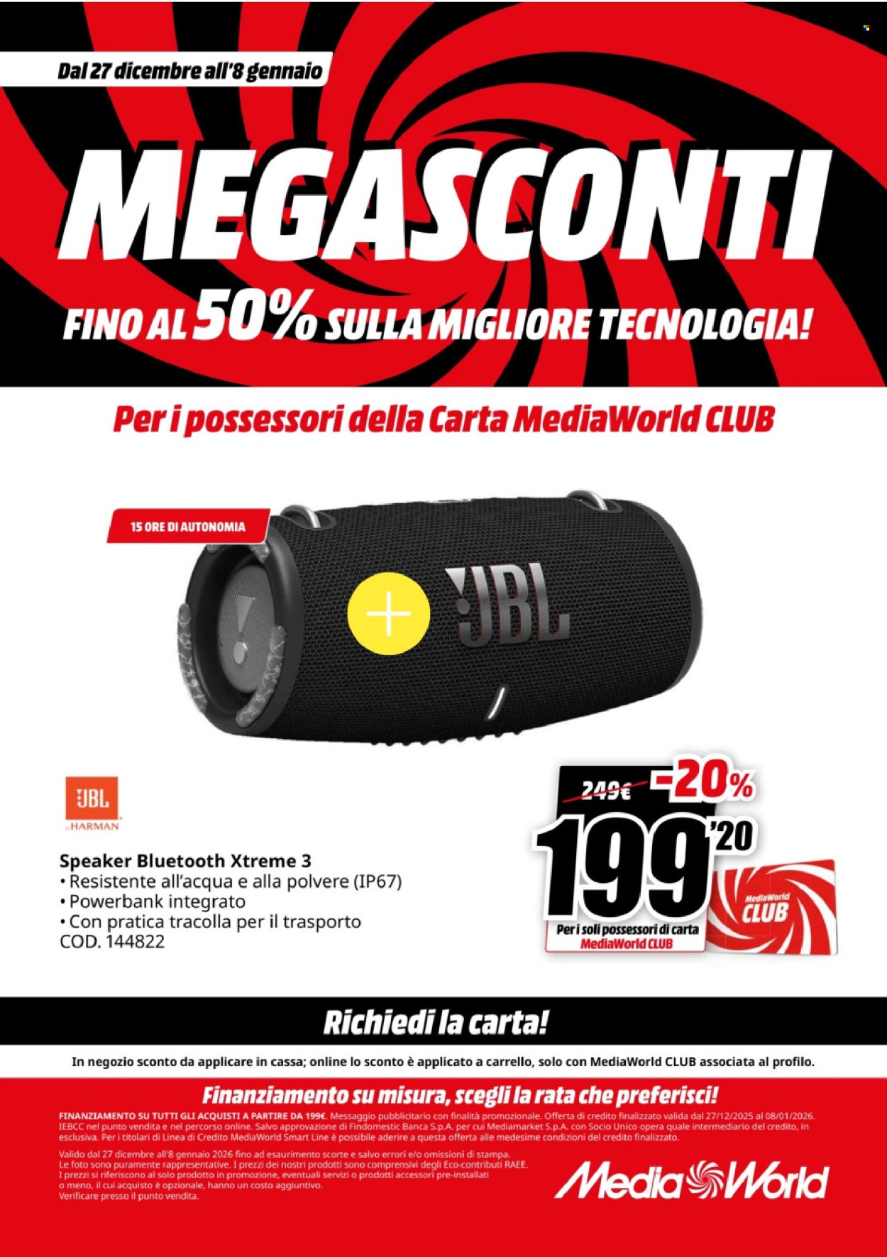 Volantino MediaWorld - 27/12/2025 - 8/1/2026. Pagina 28