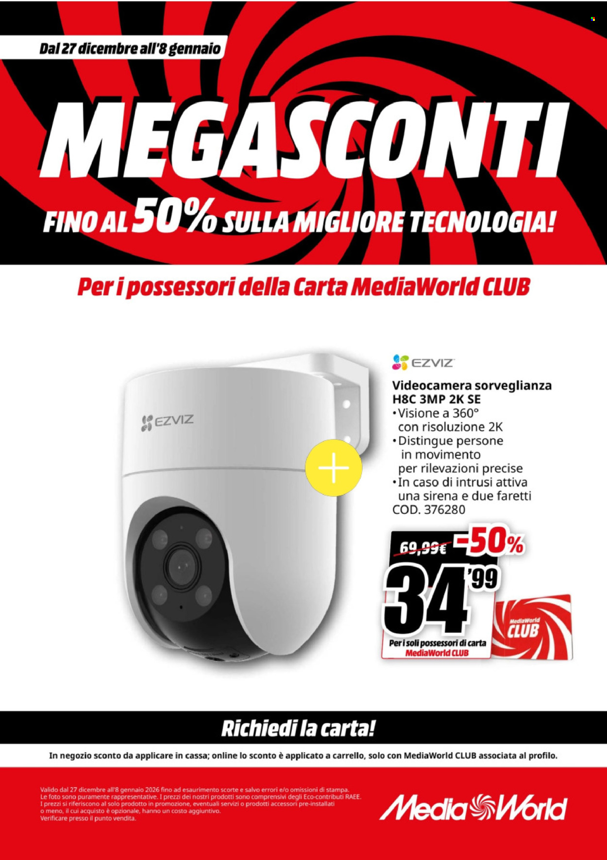 Volantino MediaWorld - 27/12/2025 - 8/1/2026. Pagina 32
