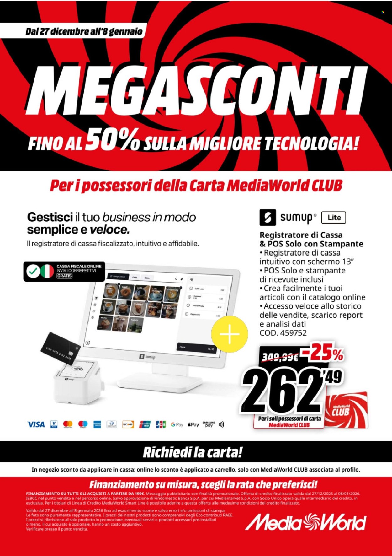 Volantino MediaWorld - 27/12/2025 - 8/1/2026. Pagina 33