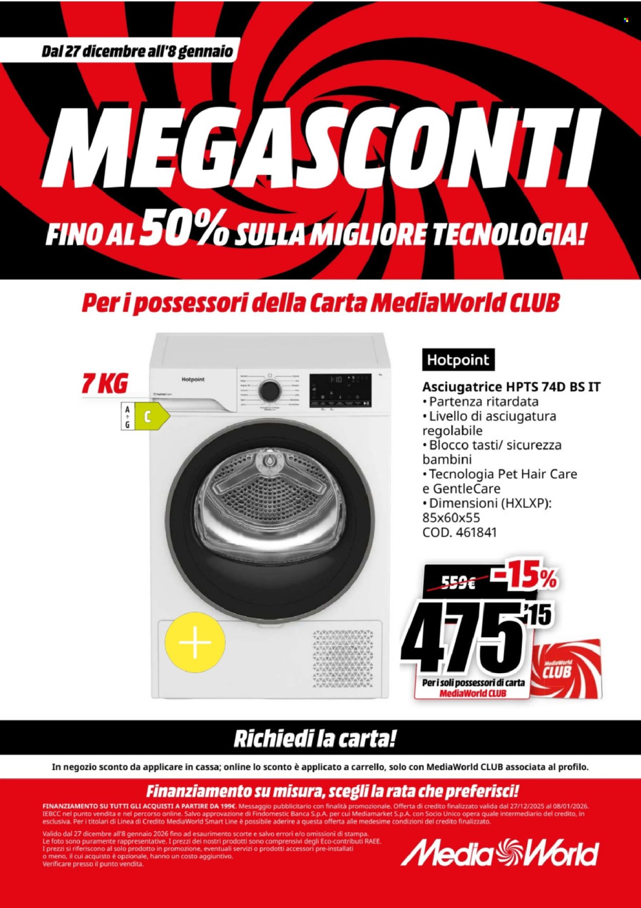 Volantino MediaWorld - 27/12/2025 - 8/1/2026. Pagina 49