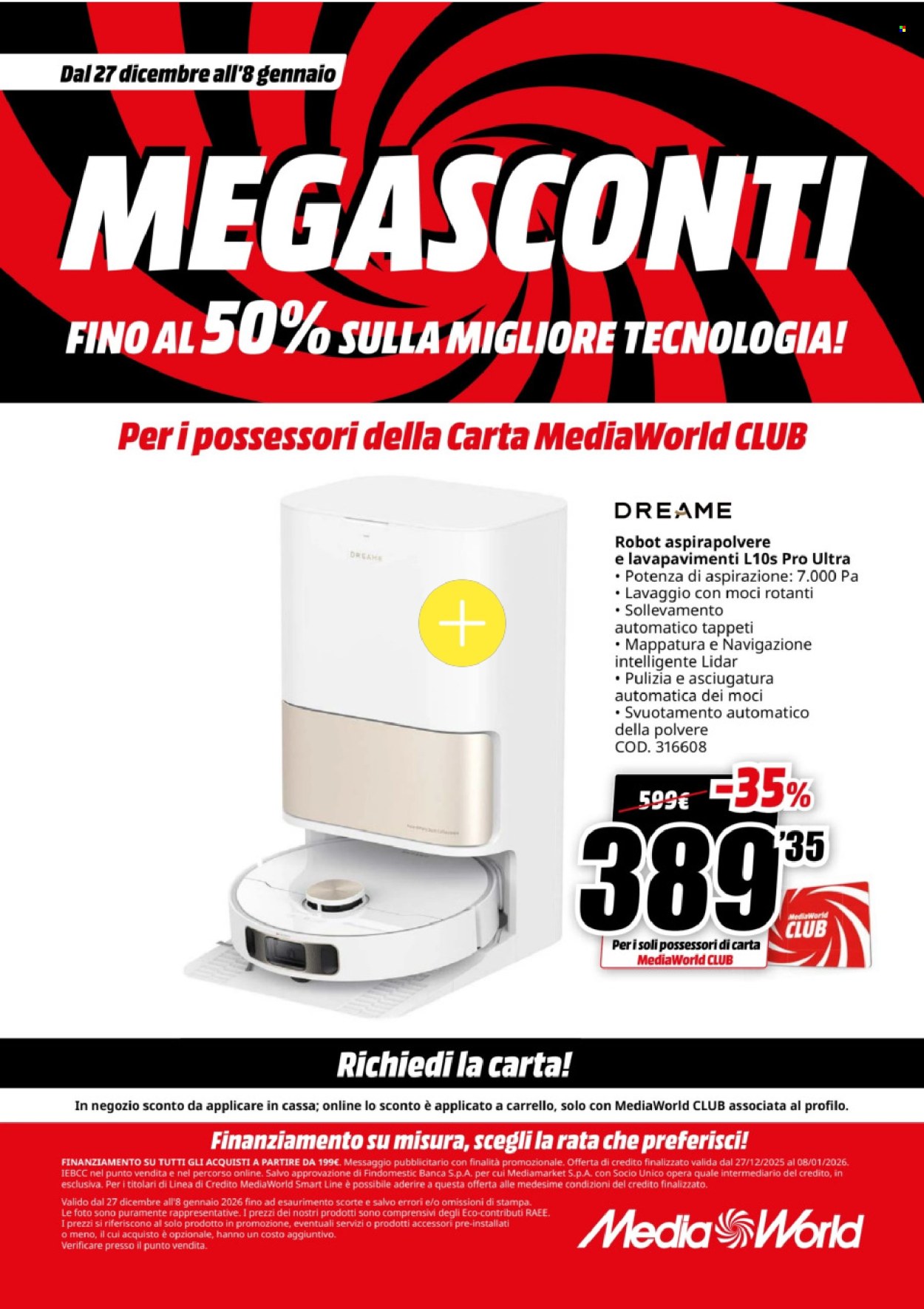 Volantino MediaWorld - 27/12/2025 - 8/1/2026. Pagina 51