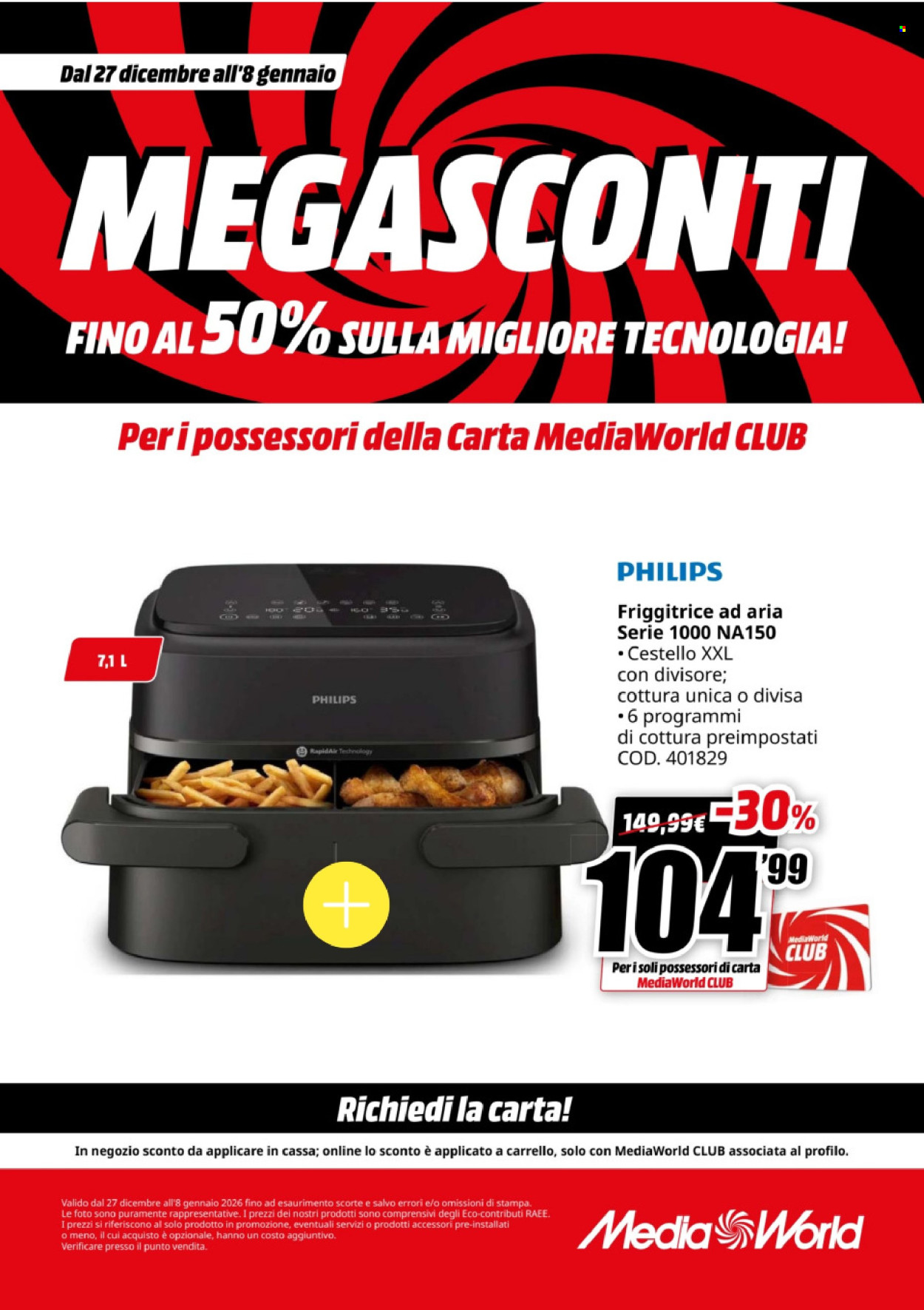 Volantino MediaWorld - 27/12/2025 - 8/1/2026. Pagina 54
