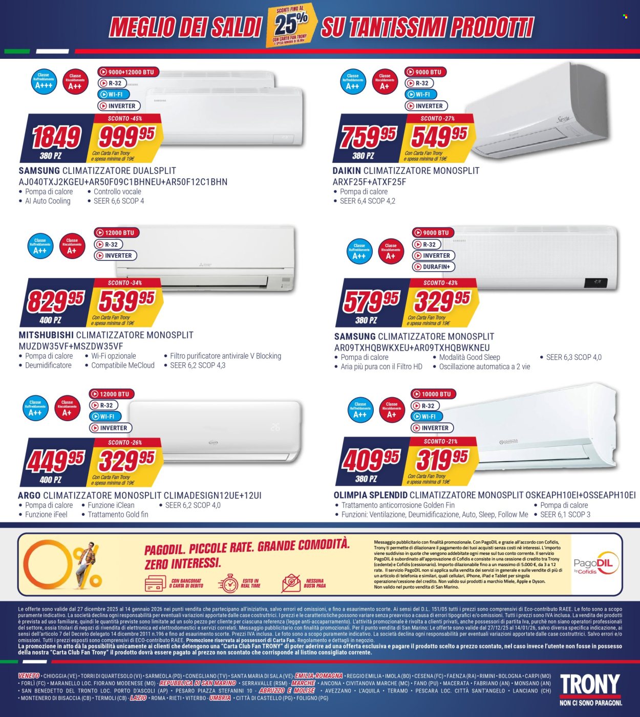 Volantino Trony - 27/12/2025 - 14/1/2026. Pagina 33