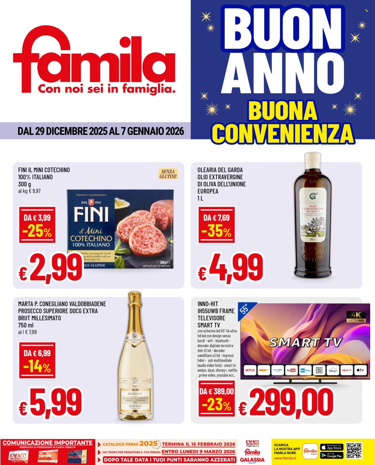 Volantino Famila - 29/12/2025 - 7/1/2026. Pagina 1