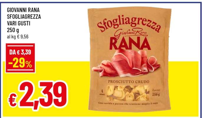 GIOVANNI RANA SFOGLIAGREZZA VARI GUSTI