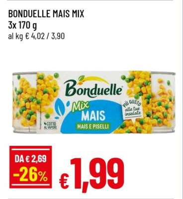 BONDUELLE MAIS MIX
