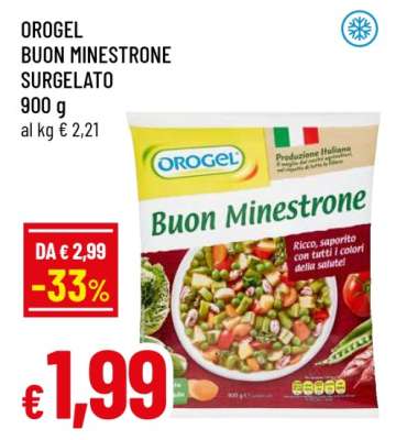 OROGEL BUON MINESTRONE SURGELATO