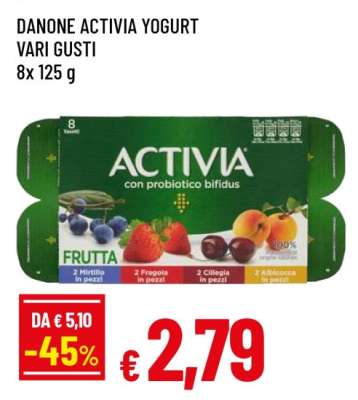 DANONE ACTIVIA YOGURT VARI GUSTI