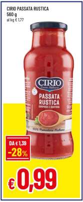 CIRIO PASSATA RUSTICA